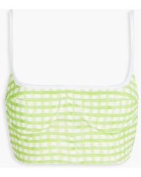 Jacquemus - Melo Gingham Stretch-jersey Bra Top - Lyst