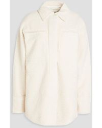 Vince - Faux Shearling Shirt Jacket - Lyst