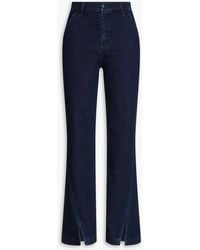 J Brand - High-rise Straight-leg Jeans - Lyst