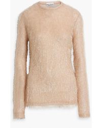 Rabanne - Cutout Tinsel Sweater - Lyst