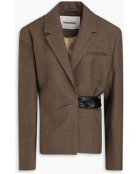 Nanushka - Wool-tweed Blazer - Lyst