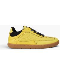 Ganni - 08 Mesh And Canvas Sneakers - Lyst