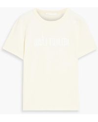 Helmut Lang - Logo-print Cotton-jersey T-shirt - Lyst