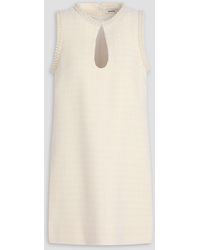 Sandro - Faux Pearl-Embellished Tweed Mini Dress - Lyst