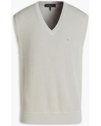 Rag & Bone - Winslow Cotton Vest - Lyst