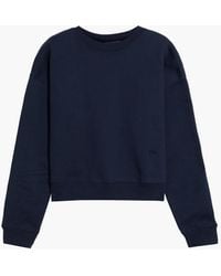 FRAME - Cotton-blend Fleece Sweatshirt - Lyst