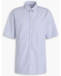 Maison Margiela - Striped Cotton-Poplin Shirt - Lyst