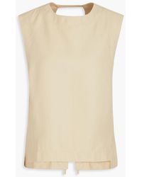 Loulou de Saison - Vomo Cutout Twill Top - Lyst