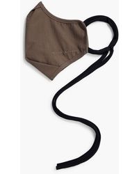 Rick Owens - Cotton-Poplin Face Mask - Lyst
