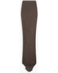 Rick Owens - Maxirock aus einer kaschmirmischung - Lyst