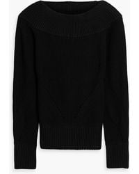SER.O.YA - Angelina Off-the-shoulder Cotton Sweater - Lyst