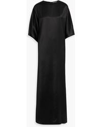 FFORME - Devora Draped Satin Maxi Dress - Lyst