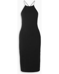 Skin - Inayah midikleid aus gerippter stretch-pima-baumwolle mit rückenausschnitt - Lyst