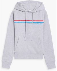 Helmut Lang - Printed French Cotton-terry Hoodie - Lyst