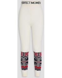 Perfect Moment - Baselayer aus merinowolle mit intarsienmuster - Lyst