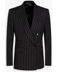 Dolce & Gabbana - Double-breasted Wool And Cotton-blend Twill Blazer - Lyst