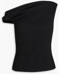 Rag & Bone - Lou Off-The-Shoulder Twisted Seersucker Top - Lyst
