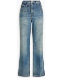 Victoria Beckham - High-rise Flared Jeans - Lyst