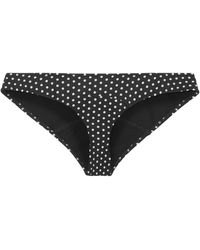 Lisa Marie Fernandez Mira Polka-dot Low-rise Bikini Briefs Black