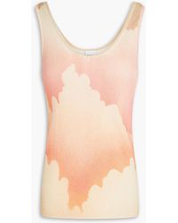 Paul Smith - Printed Ribbed Cotton Tank - Lyst