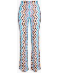 Missoni - Crochet-Knit Flared Pants - Lyst
