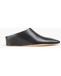 Jil Sander - Leather Wedge Mules - Lyst