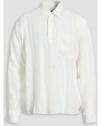Orlebar Brown - Shanklin Linen-Jacquard Shirt - Lyst