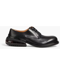 Maison Margiela - Glossed-leather Derby Shoes - Lyst