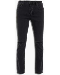 Neuw iggy Skinny-fit Distressed Denim Jeans - Grey