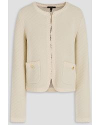 Rag & Bone - Claire Jacquard-Knit Cotton-Blend Cardigan - Lyst