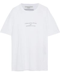 Stella McCartney Printed Cotton-jersey T-shirt - White
