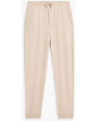 Hamilton and Hare - Cotton And Lyocell-blend Fleece Sweatpants - Lyst