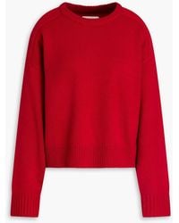 Loulou de Saison - Bruzzi Cropped Wool And Cashmere-Blend Sweater - Lyst