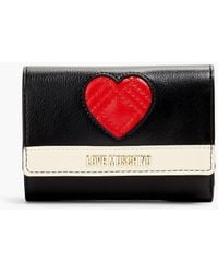 Love Moschino - Quilted Faux Leather Wallet - Lyst