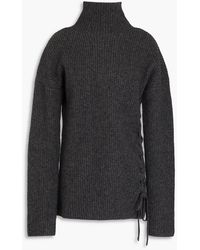 Altuzarra - Cable-knit Merino Wool-blend Turtleneck Sweater - Lyst