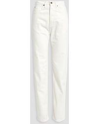 Rabanne - High-rise Straight-leg Jeans - Lyst