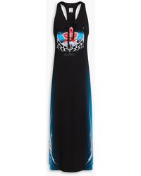 CASABLANCA - Printed Jersey Midi Dress - Lyst