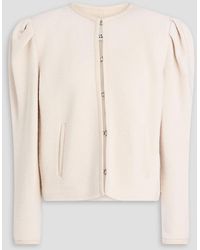 Isabel Marant - Zingy Pleated Wool-Blend Bouclé Jacket - Lyst