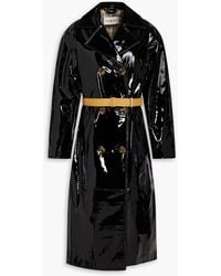 Tory Burch - Double-breasted Patent-leather Coat - Lyst