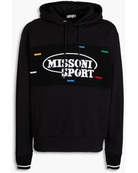 Missoni - Printed French Cotton-terry Hoodie - Lyst