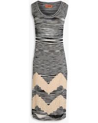 Missoni - Space-dyed Crochet And Pointelle-knit Dress - Lyst