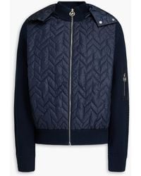 Missoni - Quilted Shell And Crochet-knit Cotton-blend Hooded Down Jacket - Lyst