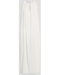 Solid & Striped - The milly midikleid aus crêpe de chine in knitteroptik - Lyst