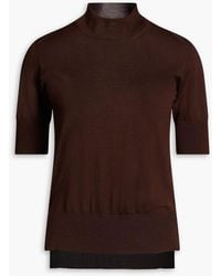 Jil Sander - Cashmere, Silk And Wool-Blend Top - Lyst