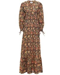 batik long dress