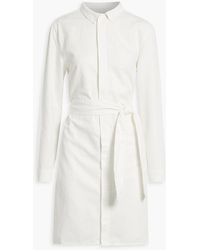 Triarchy - Mare Belted Cotton, Lyocell And Linen-blend Twill Shirt Dress - Lyst