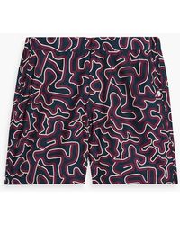 Derek Rose - Maui Mid-length Printed Swim Shorts - Lyst