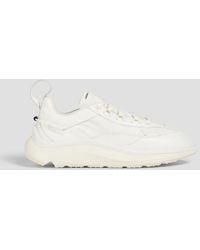 Y-3 - Shiku Run Shell And Leather Sneakers - Lyst