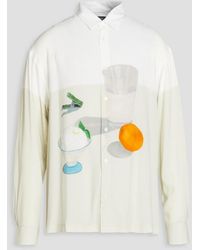 Jacquemus - Baou Printed Crepe Shirt - Lyst