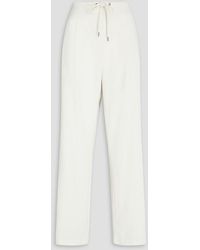 James Perse - Stretch-crepe Wide-leg Pants - Lyst